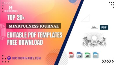 Top 20+  Mindfulness Journal  Editable PDF Templates Free Download