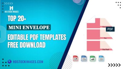 Top 20+ Mini Envelope Editable PDF Templates Free Download