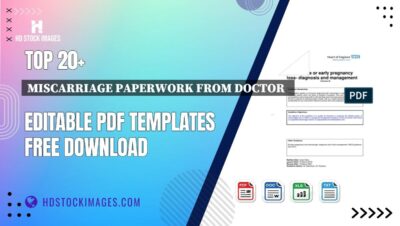 Top 20+ Miscarriage Paperwork From Doctor   Editable PDF Templates Free Download