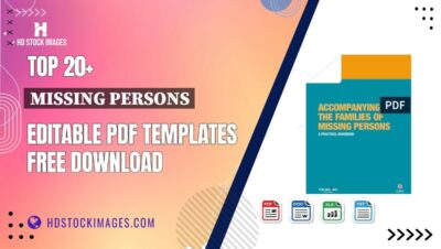 Top 20+ Missing Persons Editable PDF Templates Free Download