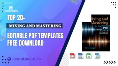 Top 20+  Mixing And Mastering Editable PDF Templates Free Download