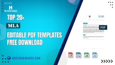 Top 20+ Mla Editable PDF Templates Free Download