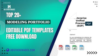 Top 20+ Modeling Portfolio Editable PDF Templates Free Download