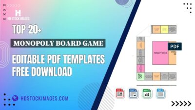 Top 20+ Monopoly Board Game Editable PDF Templates Free Download