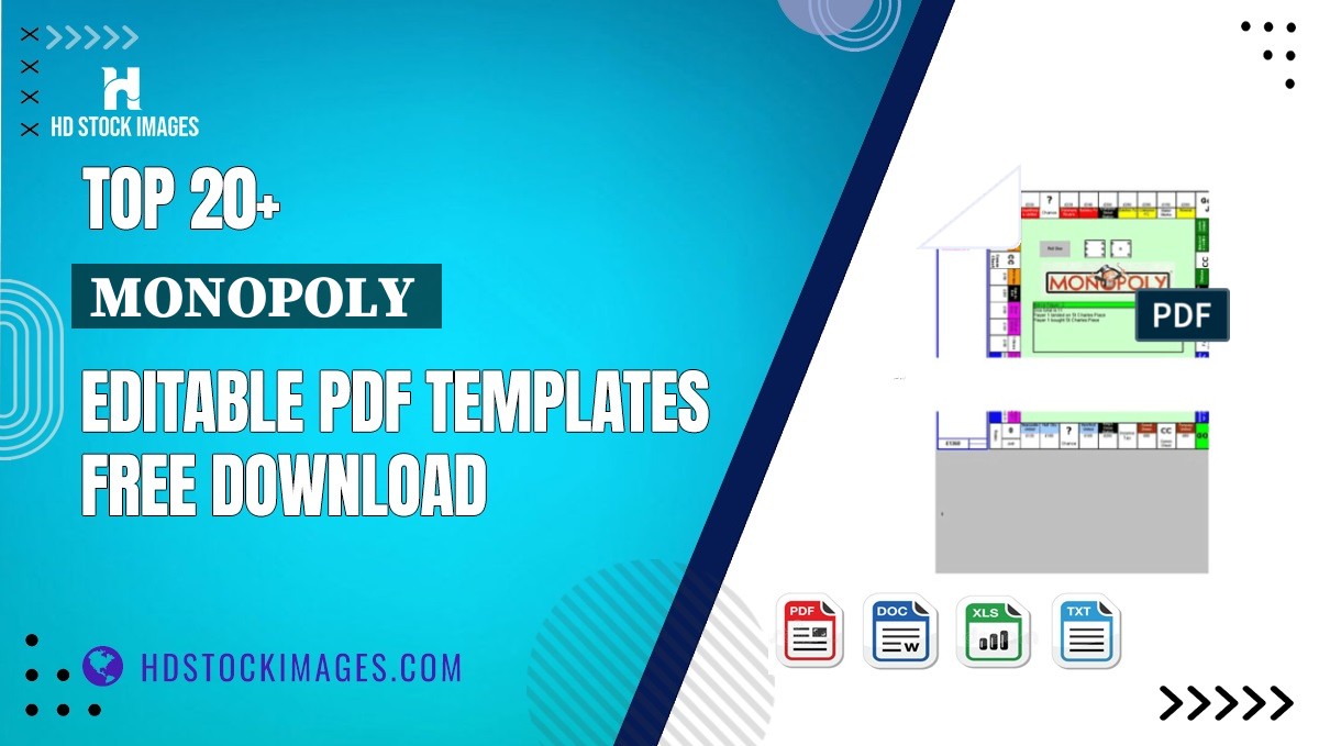 Top 20+ Monopoly  Editable PDF Templates Free Download