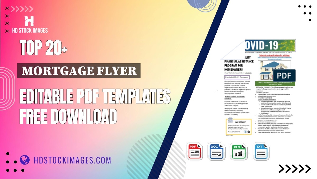 Top 20+ Mortgage Flyer Editable PDF Templates Free Download