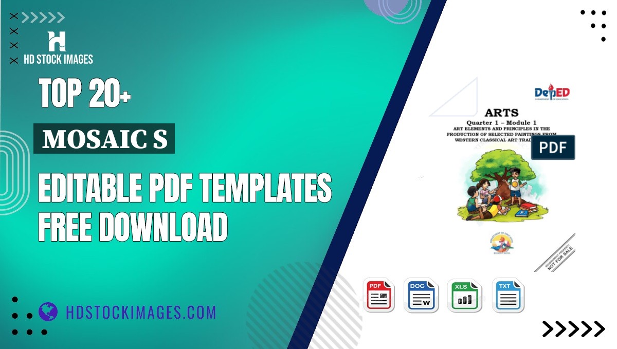 Top 20+ Mosaic S Editable PDF Templates Free Download