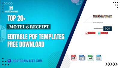 Top 20+  Motel 6 Receipt Editable PDF Templates Free Download