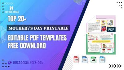 Top 20+ Mother's Day Printable Editable PDF Templates Free Download