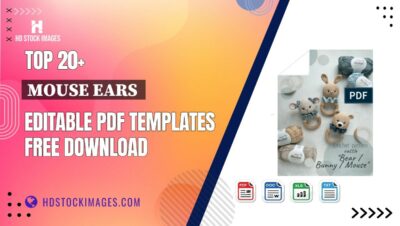 Top 20+ Mouse Ears Editable PDF Templates Free Download