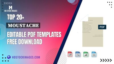 Top 20+ Moustache Editable PDF Templates Free Download