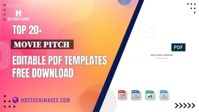 Top 20+ Movie Pitch Editable PDF Templates Free Download