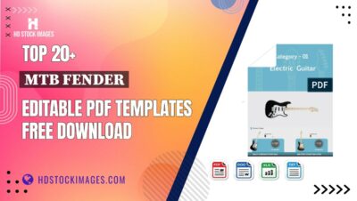 Top 20+ Mtb Fender Editable PDF Templates Free Download