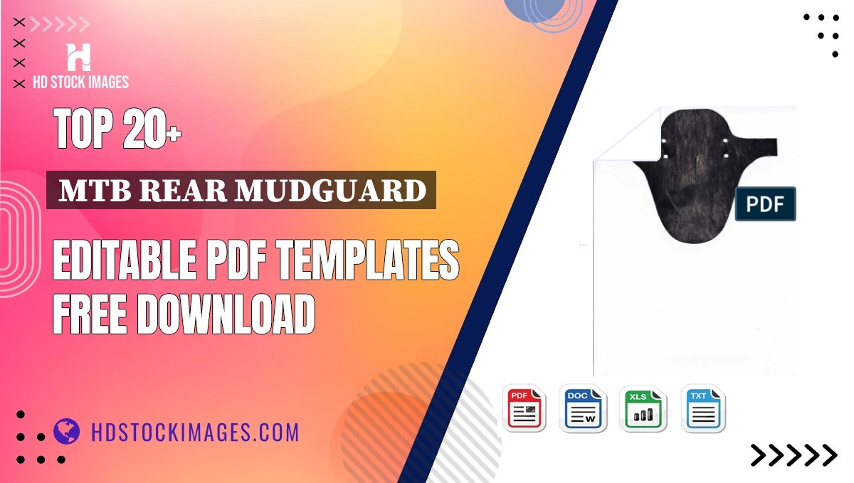 Top 20+ Mtb Rear Mudguard Editable PDF Templates Free Download