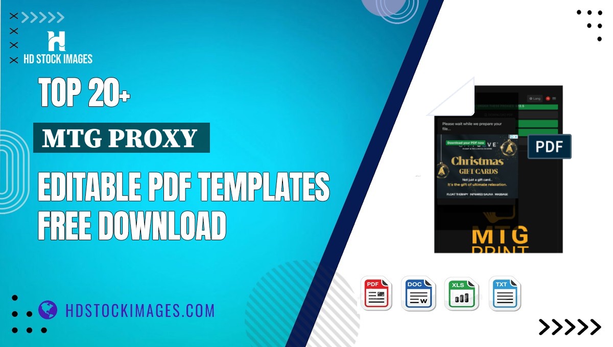 Top 20+ Mtg Proxy  Editable PDF Templates Free Download