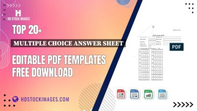 Top 20+ Multiple Choice Answer Sheet Editable PDF Templates Free Download