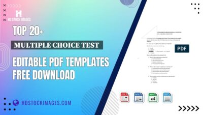 Top 20+ Multiple Choice Test  Editable PDF Templates Free Download