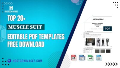 Top 20+ Muscle Suit  Editable PDF Templates Free Download