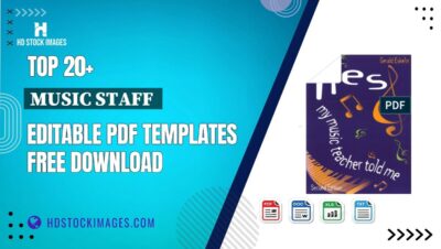 Top 20+ Music Staff Editable PDF Templates Free Download