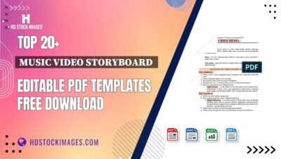 Top 20+ Music Video Storyboard Editable PDF Templates Free Download