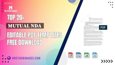 Top 20+ Mutual Nda Editable PDF Templates Free Download