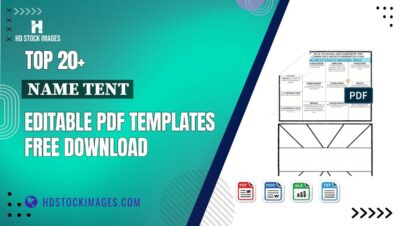 Top 20+ Name Tent Editable PDF Templates Free Download