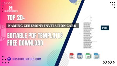 Top 20+ Naming Ceremony Invitation Card   Editable PDF Templates Free Download