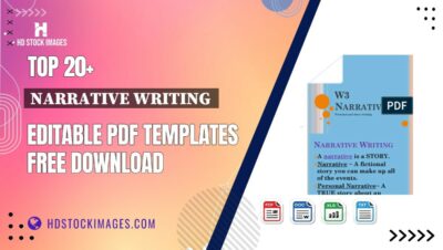 Top 20+ Narrative Writing Editable PDF Templates Free Download