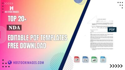 Top 20+ Nda Editable PDF Templates Free Download