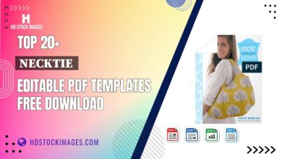 Top 20+ Necktie  Editable PDF Templates Free Download