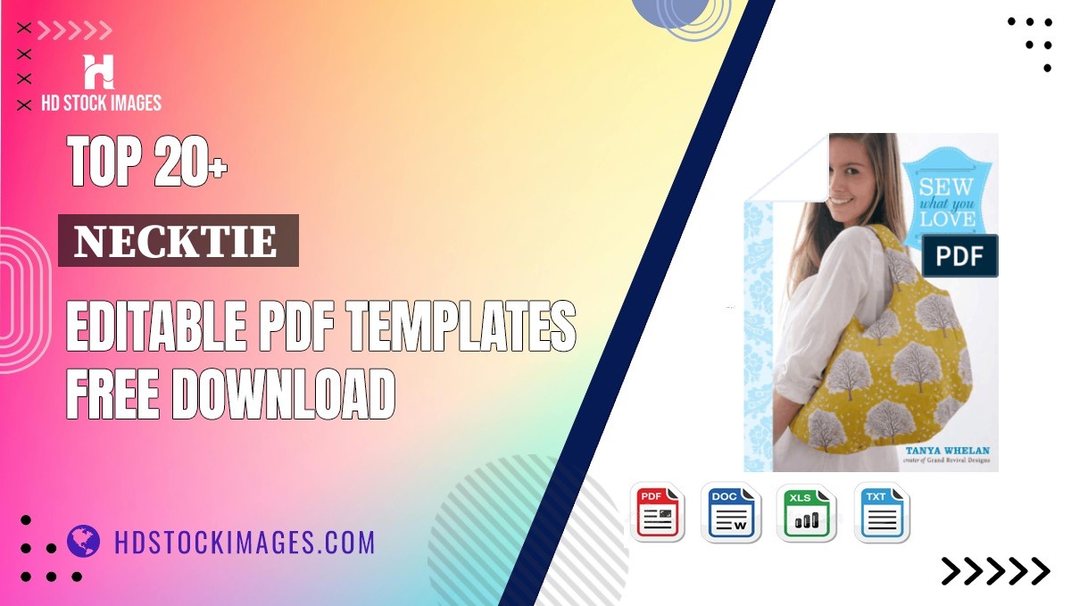 Top 20+ Necktie  Editable PDF Templates Free Download