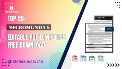 Top 20+ Necromunda S Editable PDF Templates Free Download