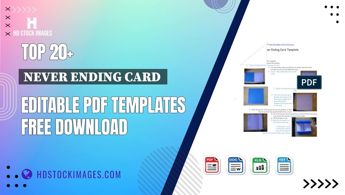 Top 20+ Never Ending Card  Editable PDF Templates Free Download