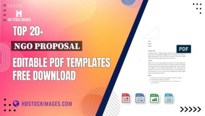 Top 20+ Ngo Proposal Editable PDF Templates Free Download