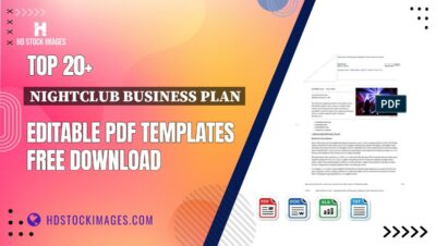 Top 20+ Nightclub Business Plan Editable PDF Templates Free Download