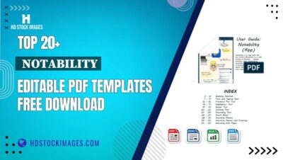 Top 20+  Notability Editable PDF Templates Free Download