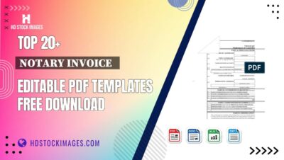 Top 20+ Notary Invoice   Editable PDF Templates Free Download