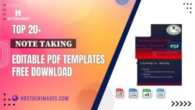 Top 20+ Note Taking Editable PDF Templates Free Download