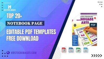 Top 20+ Notebook Page  Editable PDF Templates Free Download