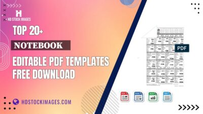 Top 20+ Notebook    Editable PDF Templates Free Download