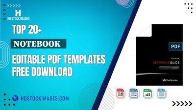 Top 20+ Notebook   Editable PDF Templates Free Download