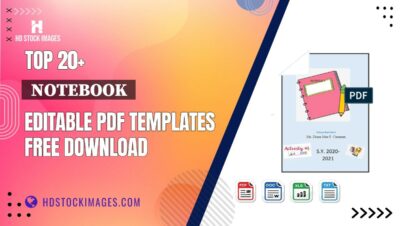 Top 20+  Notebook  Editable PDF Templates Free Download