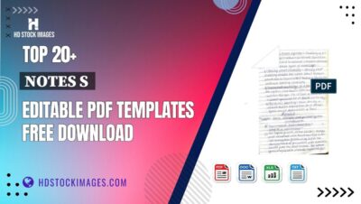 Top 20+ Notes S  Editable PDF Templates Free Download