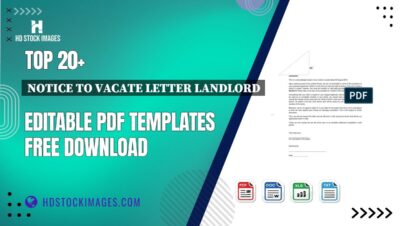 Top 20+ Notice To Vacate Letter Landlord Editable PDF Templates Free Download