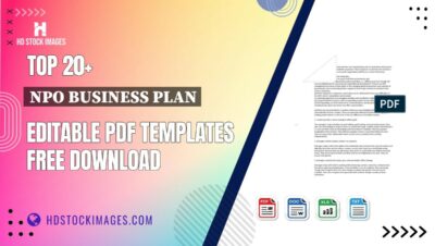 Top 20+ Npo Business Plan Editable PDF Templates Free Download