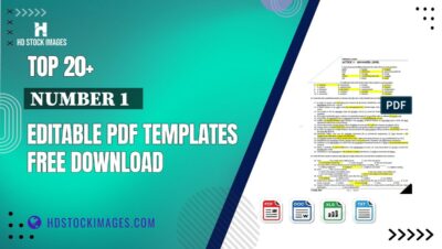 Top 20+ Number 1   Editable PDF Templates Free Download