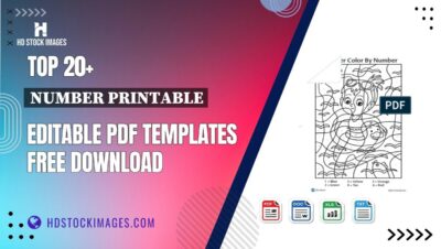 Top 20+ Number Printable Editable PDF Templates Free Download