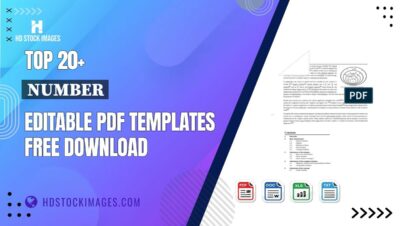 Top 20+ Number Editable PDF Templates Free Download