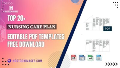 Top 20+ Nursing Care Plan Editable PDF Templates Free Download