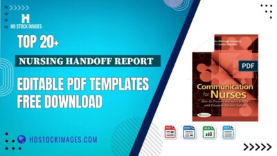 Top 20+ Nursing Handoff Report   Editable PDF Templates Free Download